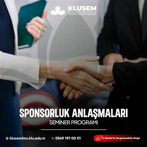 Sponsorluk anlaşmaları